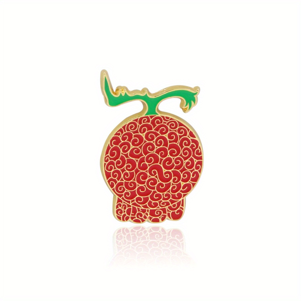 Devil Fruit Badges Enamel Pin Cute Anime Metal Brooch Lapel Pins for  Backpacks Brooches Fashion Jewelry Accessories Gifts