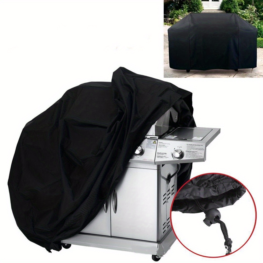 1pc Large Grill Cover Heavy Duty Waterproof Grill Cover 65 Resistant
