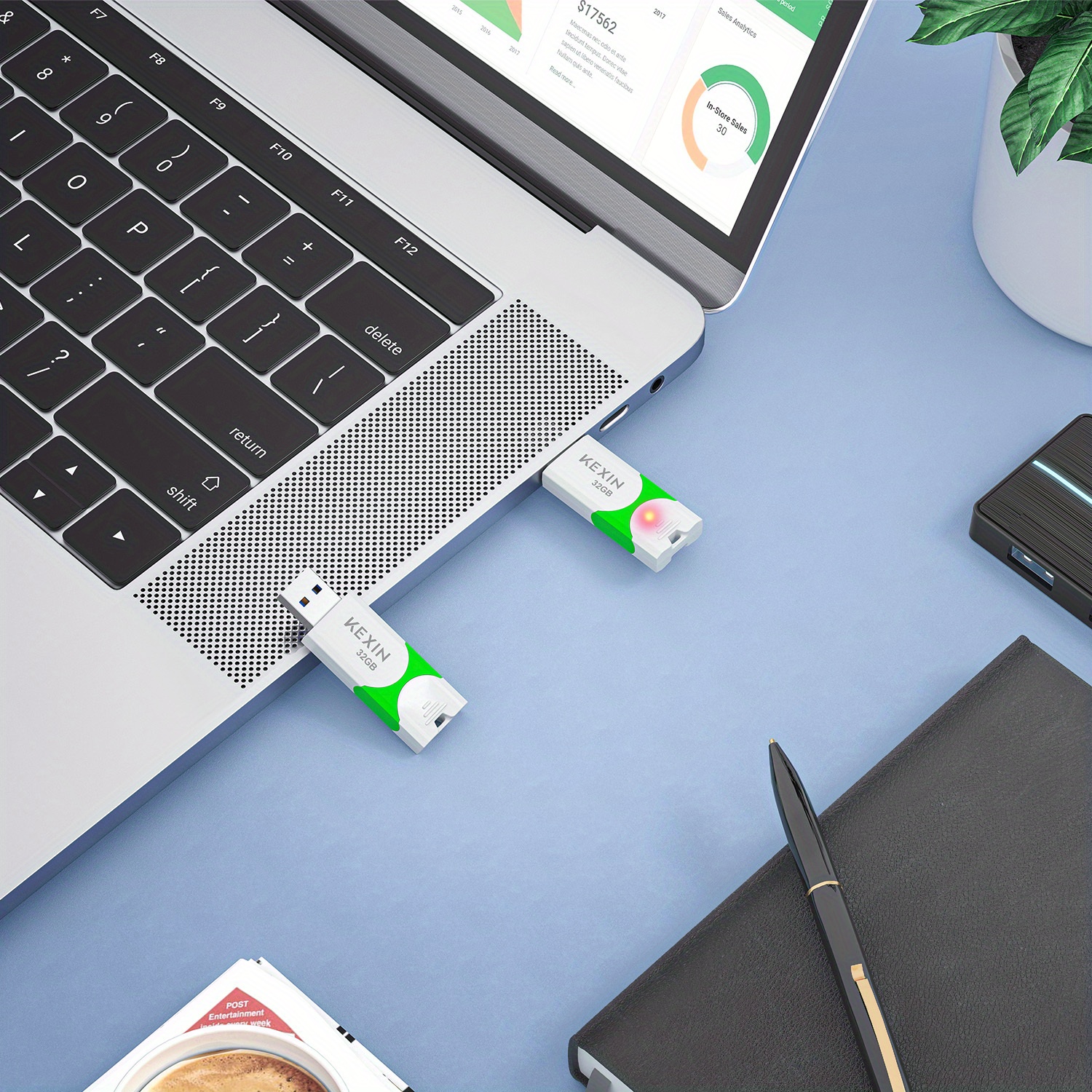 128gb Usb 3.0 Flash Drive Thumb Drive Led Indicator Temu