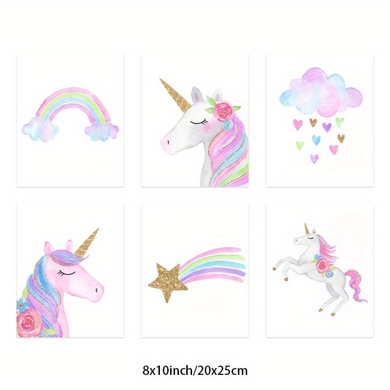 Glitter Unicorn Wall Sticker