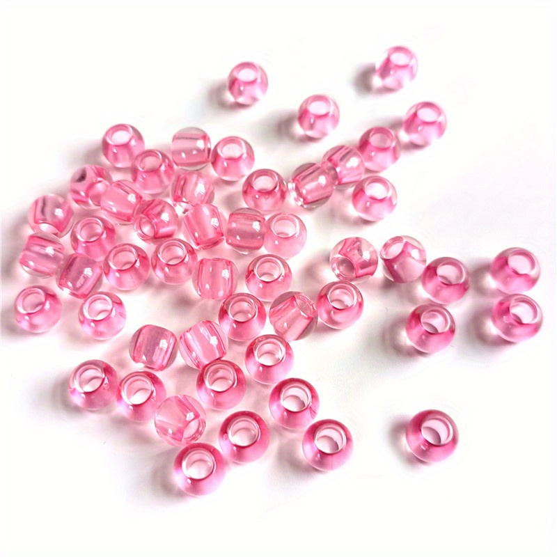 Large Hole Diameter Transparent Round Acrylic Beads Fashion For Diy  Bracelets Necklaces Jewelry Making Crafts Production - Temu Philippines