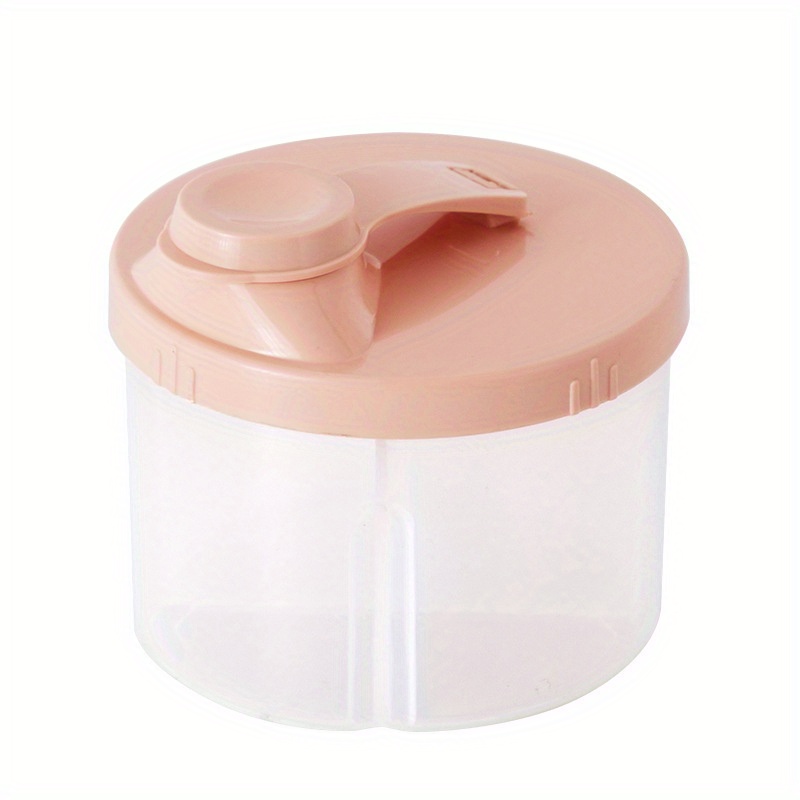 Three-grid Rotating Milk Powder Box, Divided Milk Powder Container,  Portable Food Supplement Storage Box - Temu