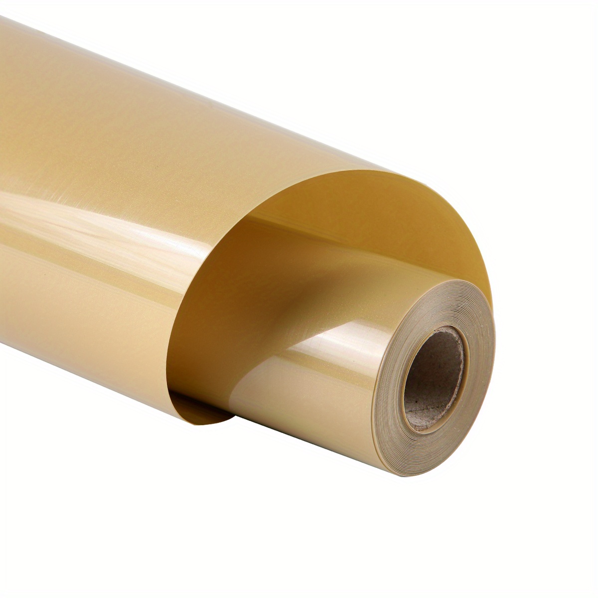Gold Heat Transfer Vinyl Roll, 12 x 8' Gold HTV Vinyl, Glossy Adhesive  Gold Iron on Vinyl - Easy to Weed & Cut Vinyl HTV for T-Shirt (Gold, 12  inch x