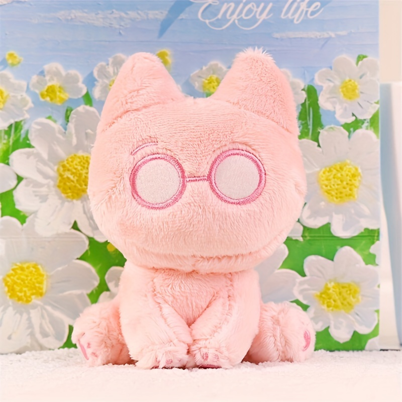 Kawaii Sitting Cat Plush Toy - Pink / 30 CM