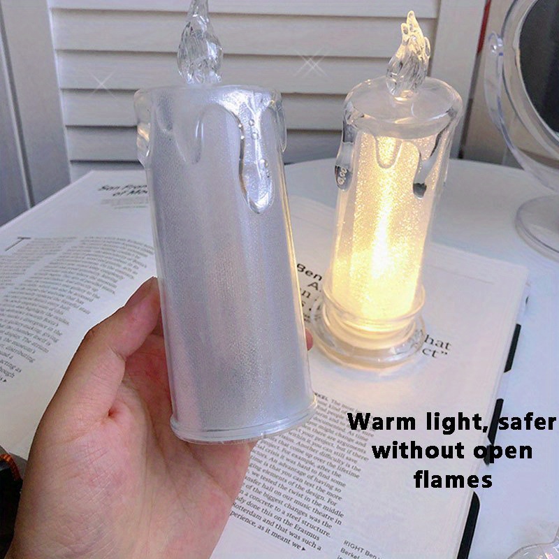 Flameless Candle Battery Powered Embedded Starlight String Temu