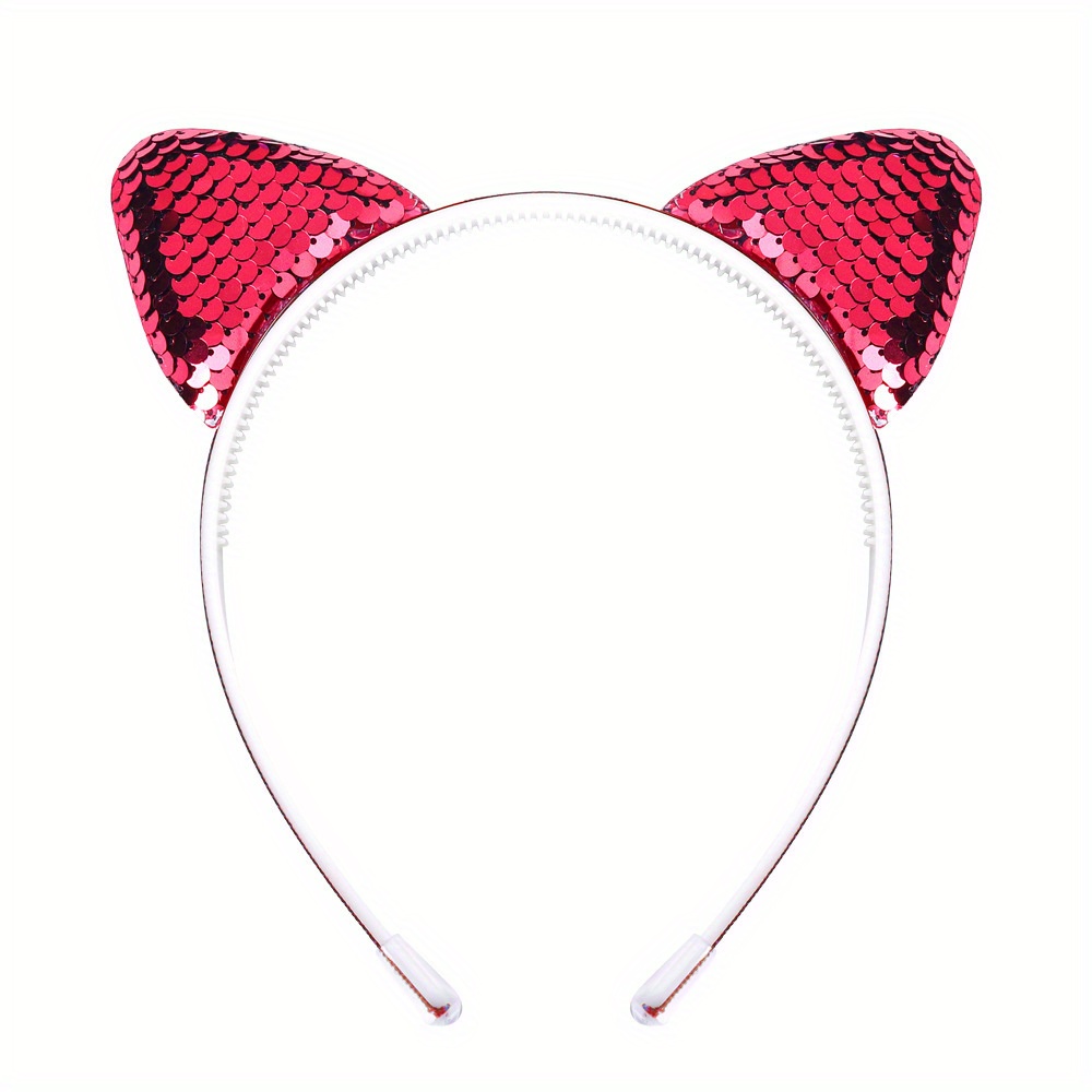 Gradient Holographic Cat Ears Headband