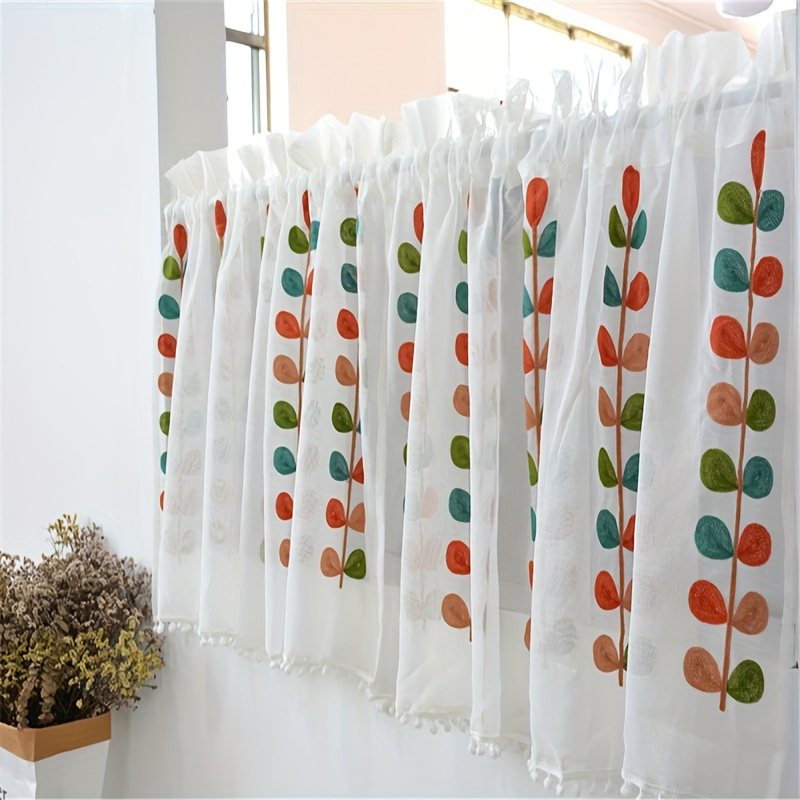 1pc american minimalist partition curtain   curtain for cabinet  t curtain cafe curtain for bedroom kitchen home decor details 0