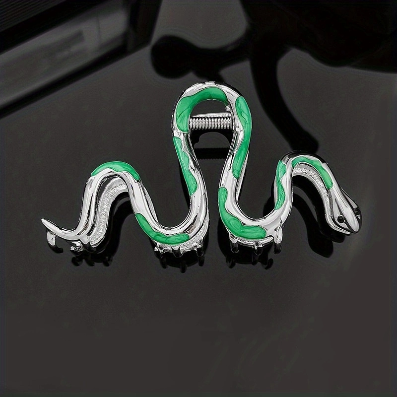  4pcs Snake Hair Clip Vintage Decorative Metal Hair