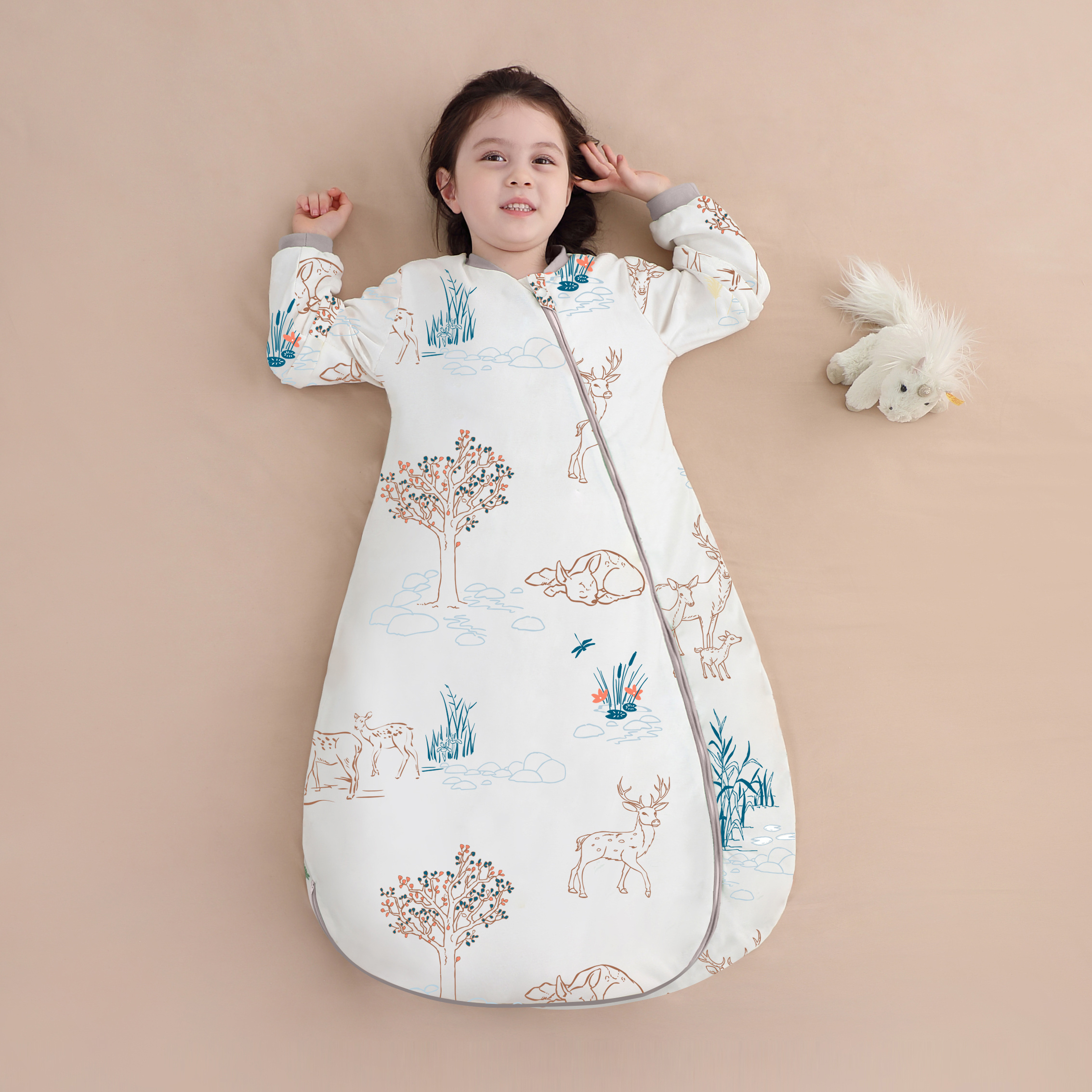 Summer Sleeping Bag for Babies, Anti-Kick & Thin Quilt