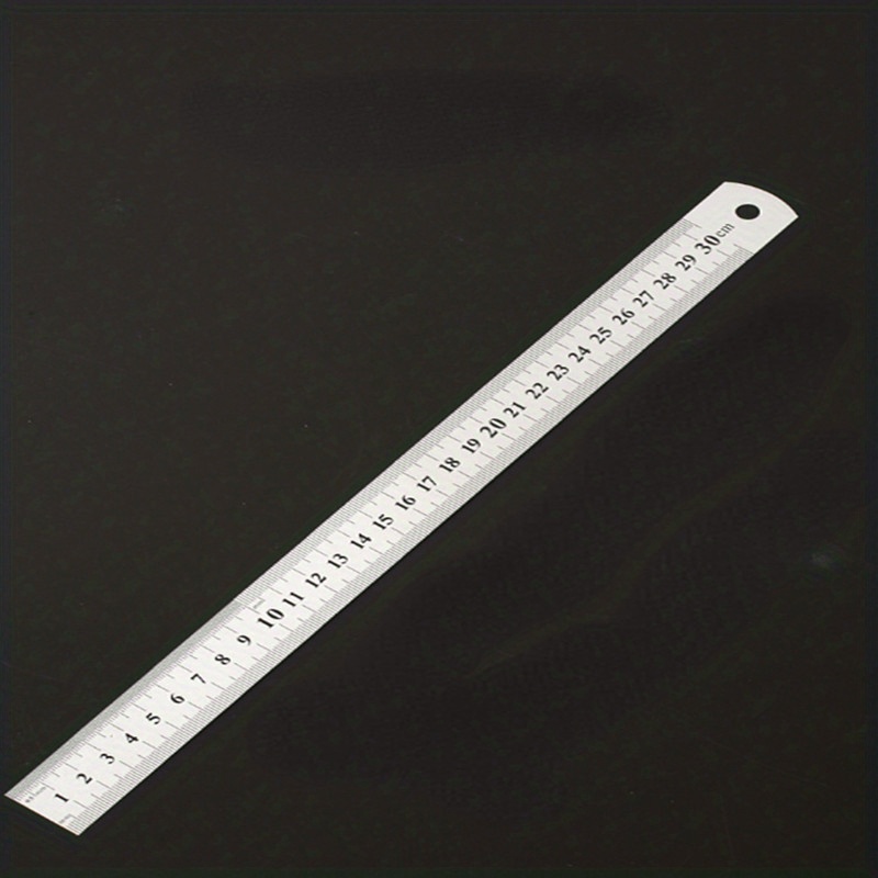 Wooden Ruler - 11.81inch Straight Edge Ruler For Kids - Back To School  Supplies Industrial Measuring Industrial Wood Ruler For Students