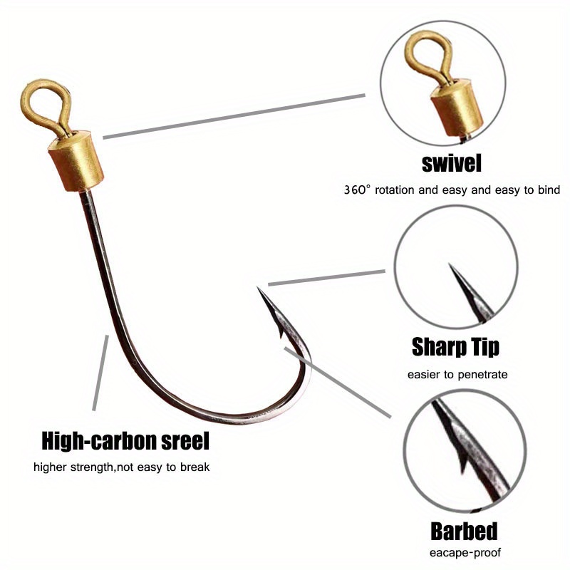 Heavy Duty Double Hook Fishing Rig Wire Line Leader Temu