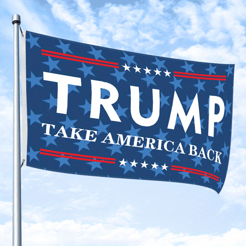 Trump 2024 Flag For Outside,donald Trump Flag,campaign Flags, Blue ...