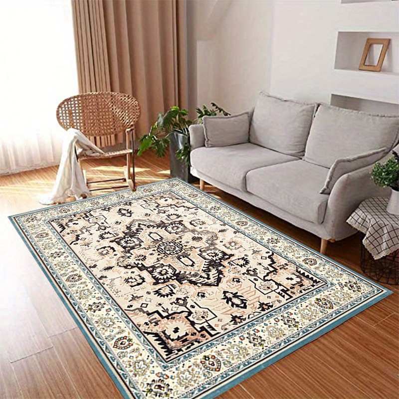 Boho Shaggy Area Rug Large Non slip Anti fatigue Carpet - Temu Belgium