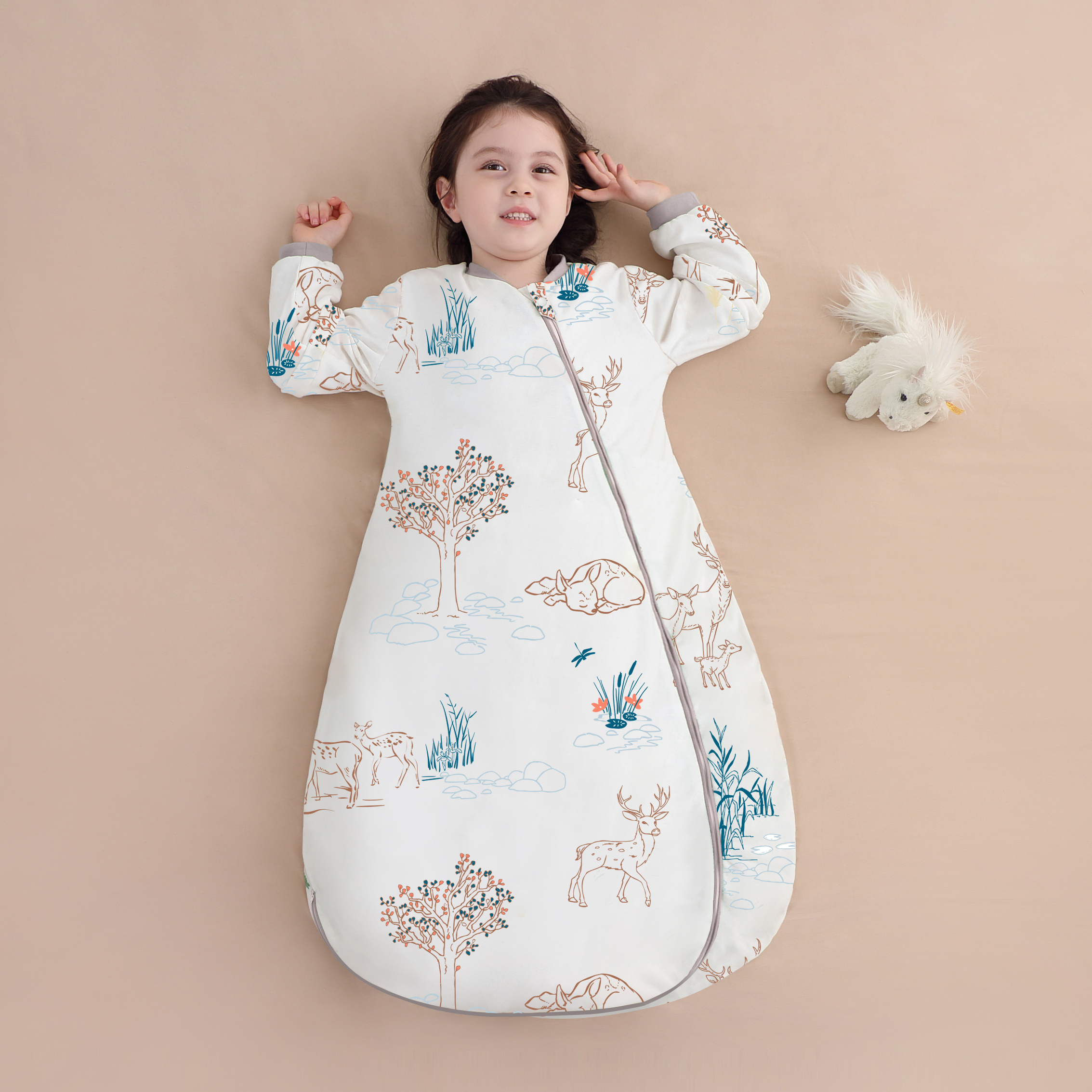 Summer Sleeping Bag for Babies, Anti-Kick & Thin Quilt