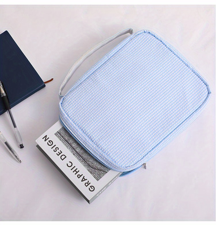 WWJD Canvas Zipper Pouch Bag Christian Pencil Case Bible 