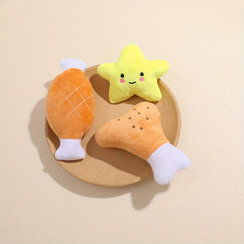 Food shaped store dog toys