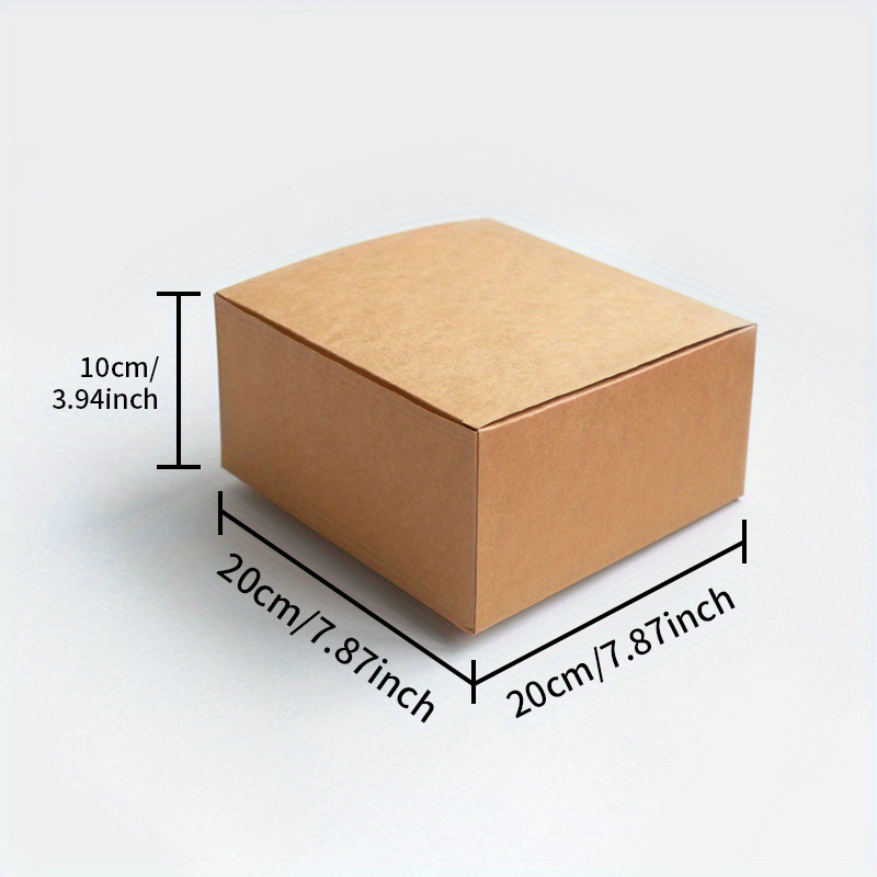 Scatola Cartone - Quadrata 10 cm x 10 cm