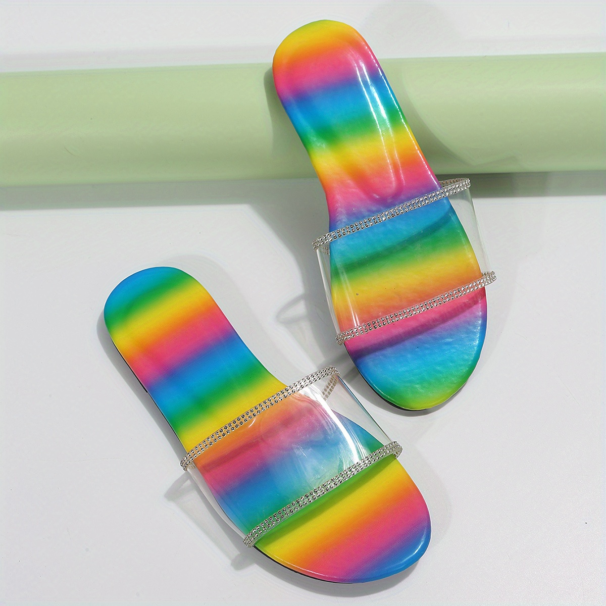 Women's Comfort Slide Sandals - Lightweight Flat Sandals With Arch Support For Walking