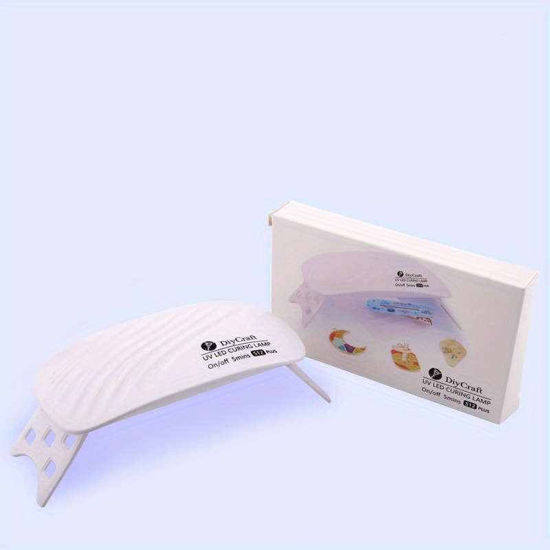 SANAAA UV LED Lamp 48 Watt for UV Resin DIY Nail Art Making, Double-Sided  LED UV lamp (White)