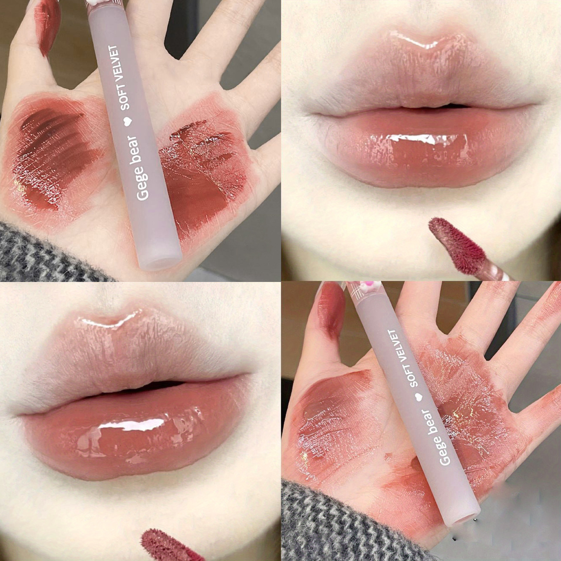 Moisturizing Lip Gloss Pets Package Long-lasting Glossy Jelly Pl