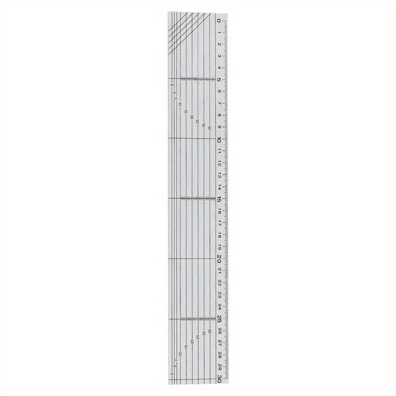 Westcott Clear Acrylic Grid Ruler with Cutting Edge, 18