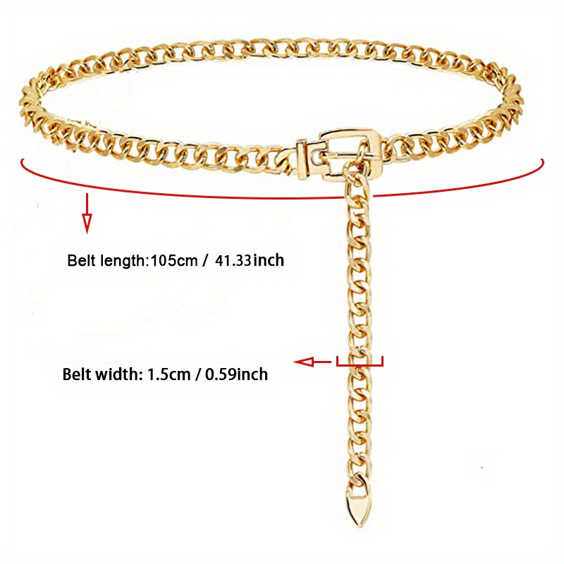 1pc Tassel Chain Coin Belts Metal Waist Chains Belt Women Casual Fashion  Accesso