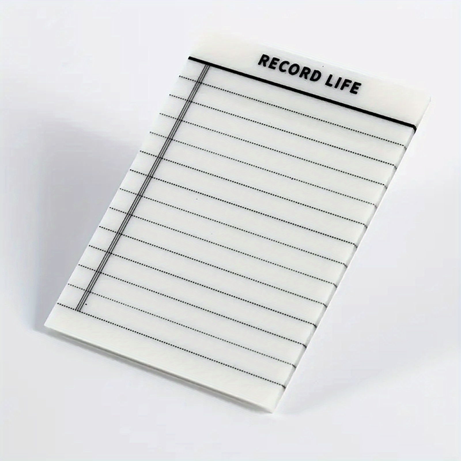 Clear Sticky Notes Large Grid Pad Waterproof Easy To Post Writable Note