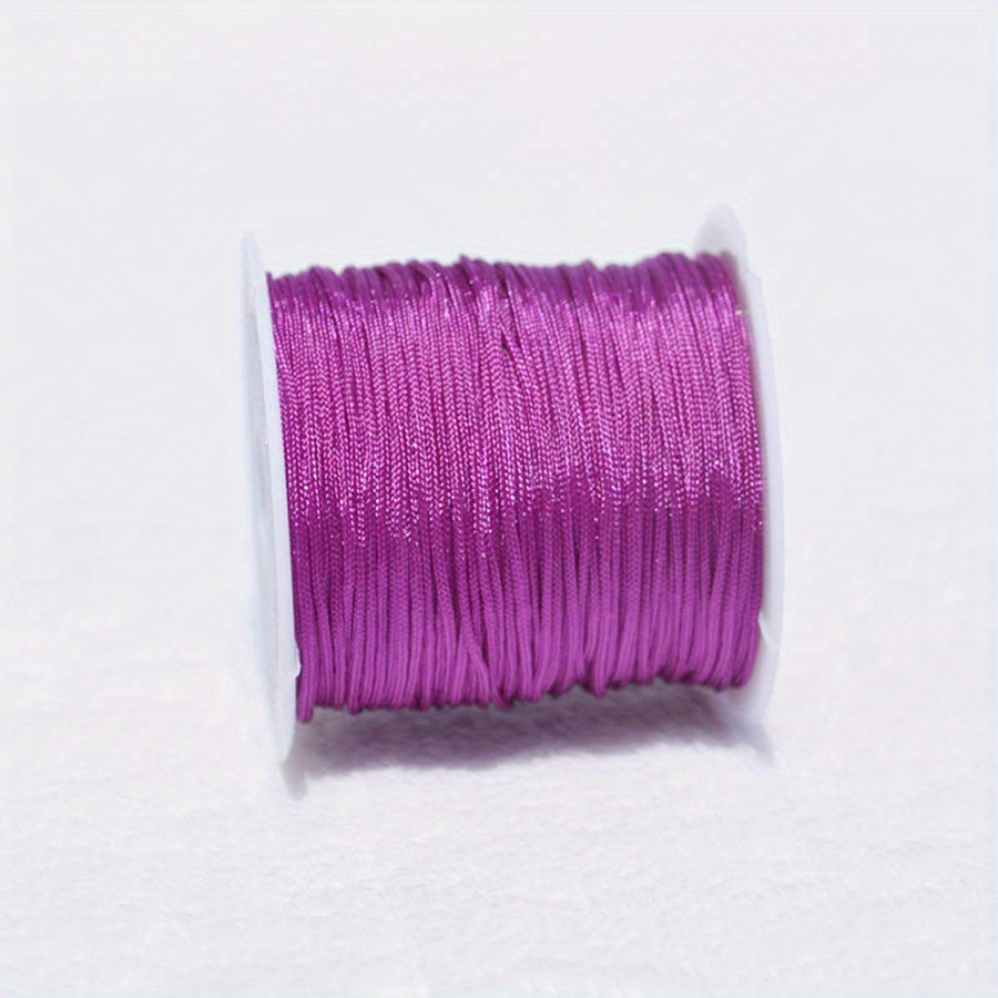 Violet 2mm Nylon Satin Cord (20m)