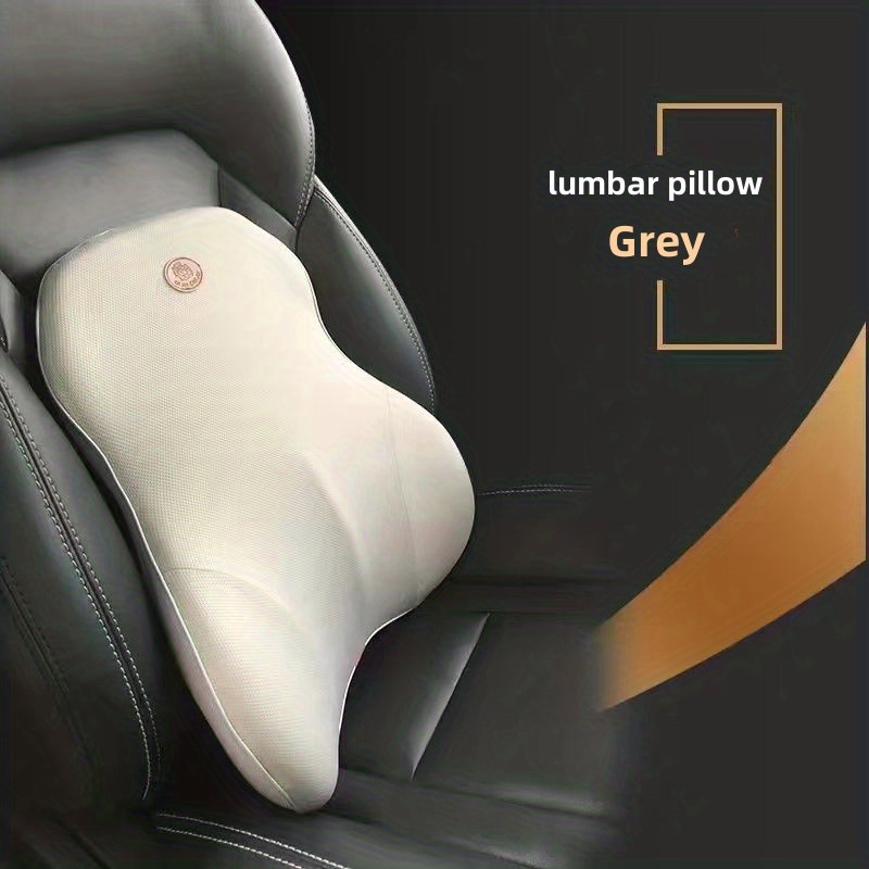 Car Head Pillow Waist By Memory Foam Car Neck Pillow Lumbar Support, Car  Seat Back Cushion Driver Lumbar Support - Temu