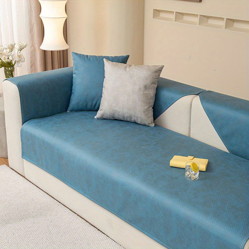 Leathaire Waterproof Sofa Slipcover Non slip Pet friendly - Temu