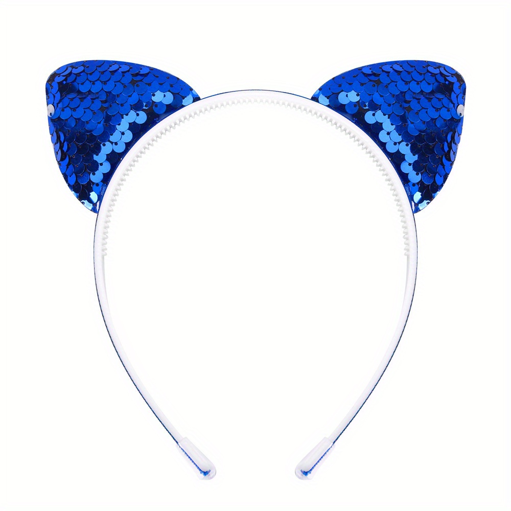 Gradient Holographic Cat Ears Headband