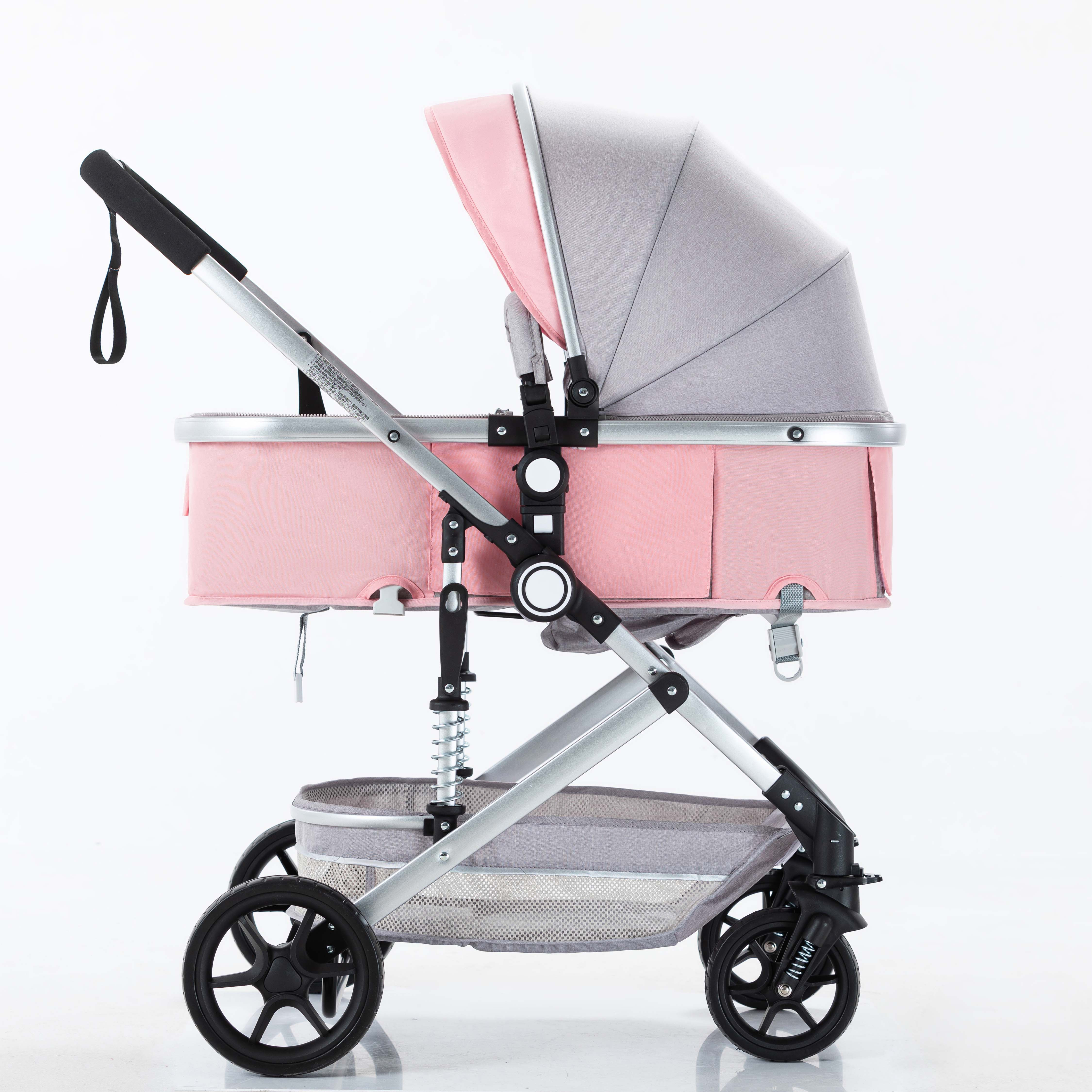 3 in 1 High Landscape Baby Stroller: Portable Folding - Temu