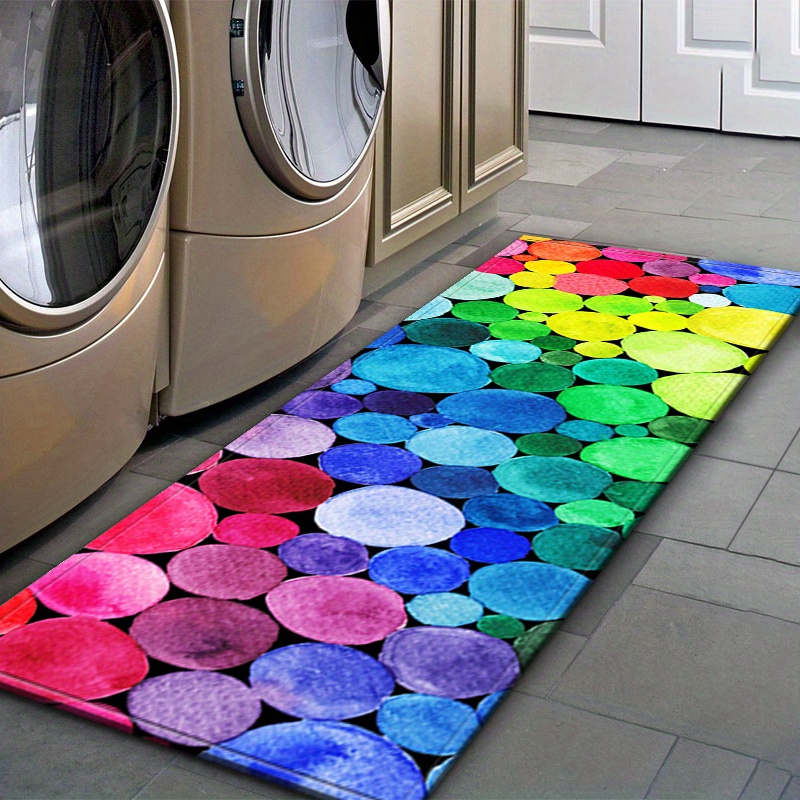 Rainbow Bath Mat Bathroom Rugs Funny Cute Bathroom Decor - Temu