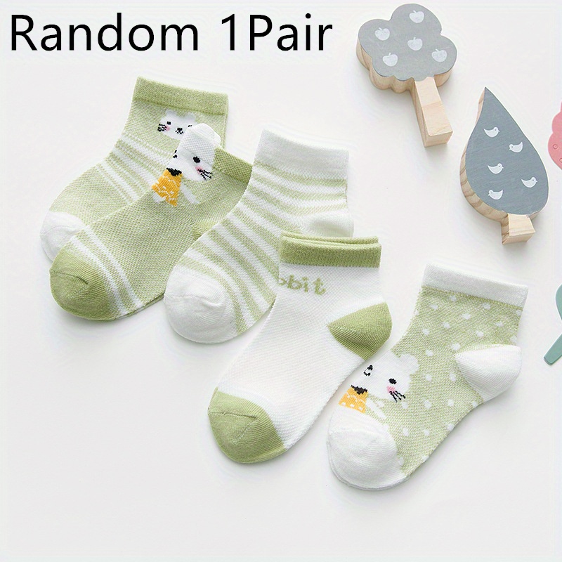 Baby Girls Cotton Mesh Ankle Socks 0-2 Years