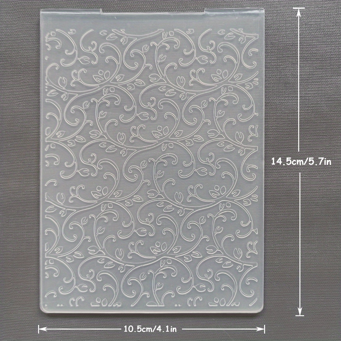 Small Pattern Embossed Folder Plastic Embossing Folders For Card Making Embossing Machine Template For Paper Craft Album Stamps .5×14.5 Cm/4.1×5.7 Inch