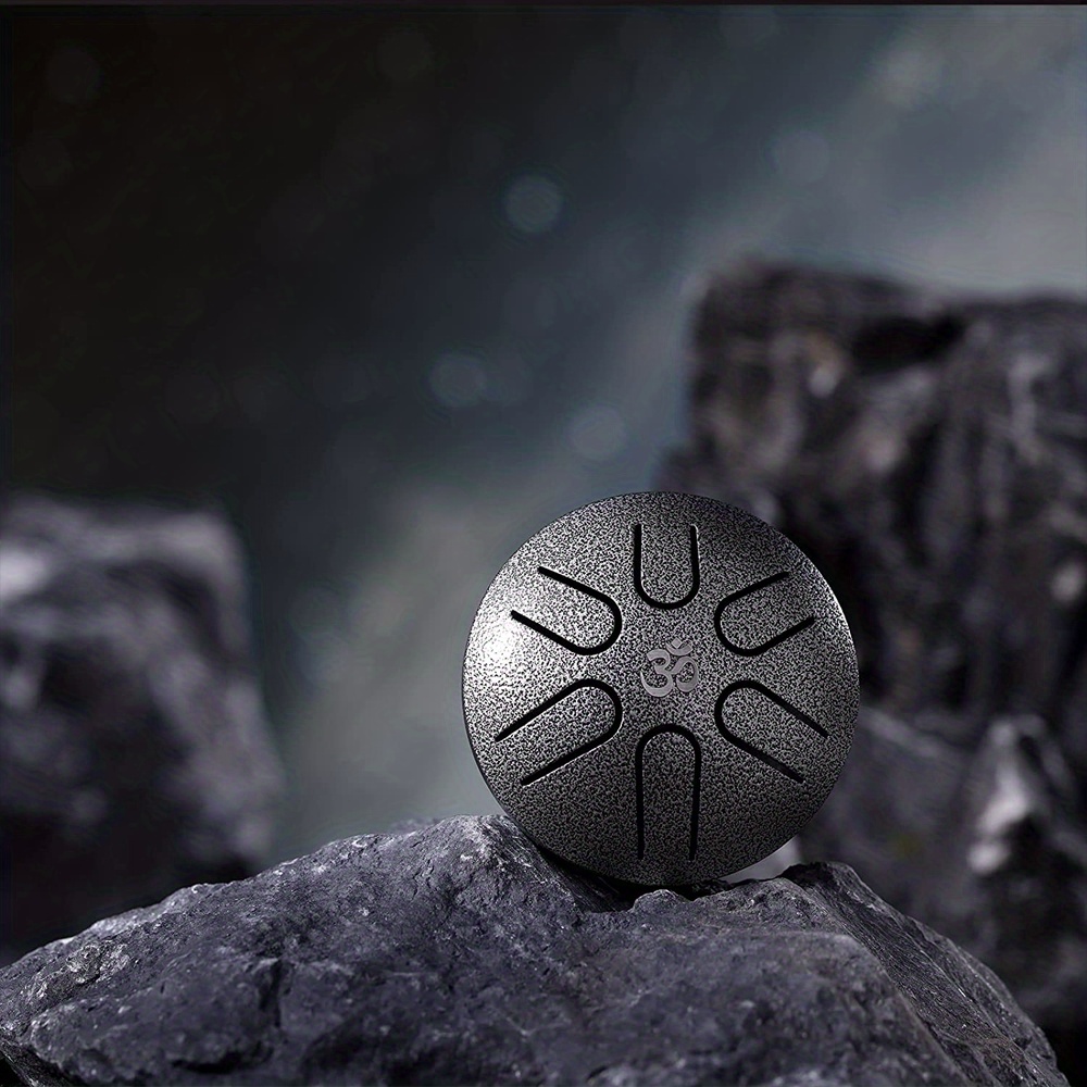 Steel Tongue Drum Ethereal Mini 6 Tones Yoga Meditation Temu