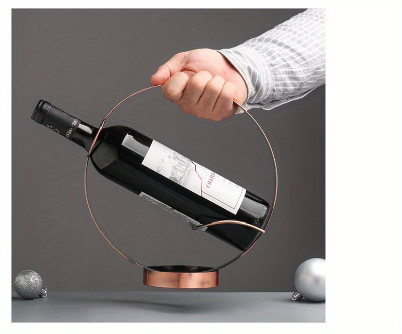  jiejiede hierro botellero, apilable de mesa vino estante  creativo vino vino soporte decoración botella rack apilador de mostrador  botella servidor visualización Rack soporte para botella de vino : Hogar y  Cocina