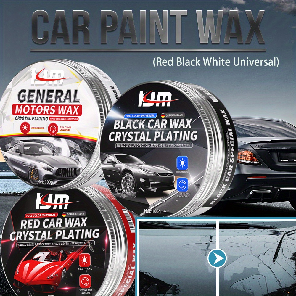 Car Diamond Crystal Wax Black Wax Coating Waxing Polishing Sewage Crystal  Hard W