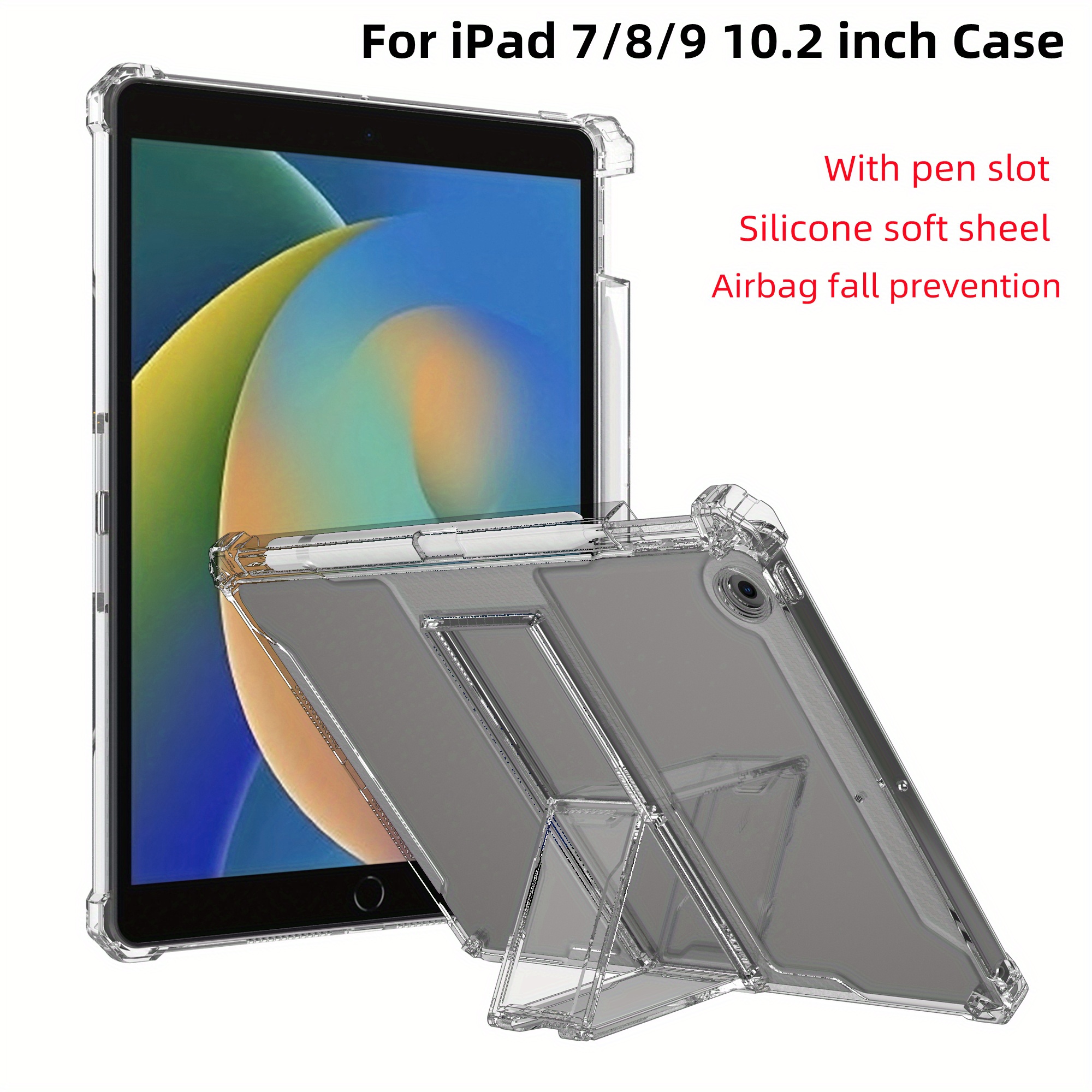 Cheap ipad Case Ultra-thin tpu suitable for: ipad7/8/9/10 ipad