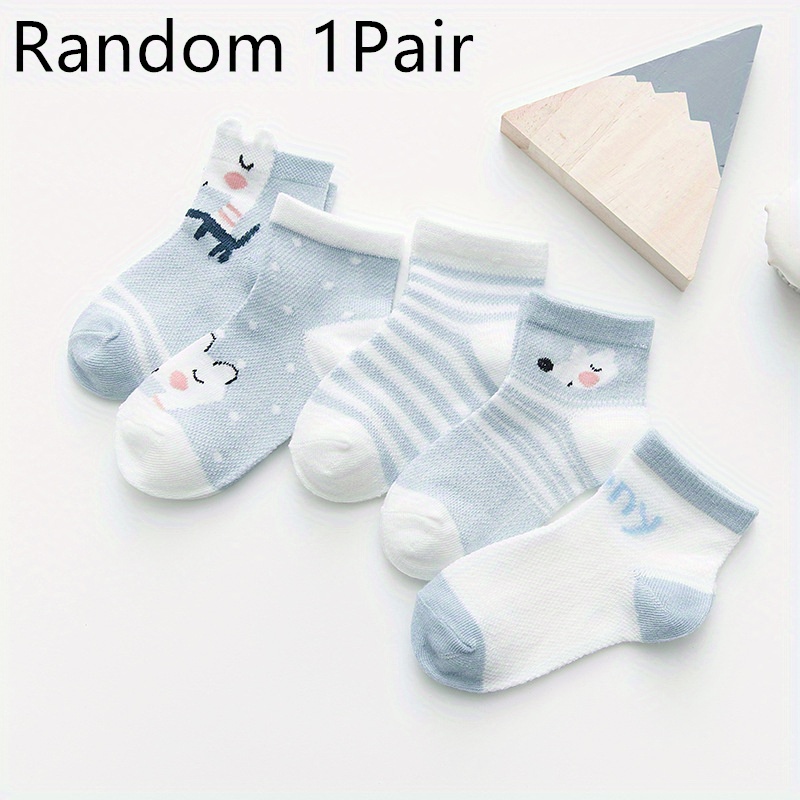 Baby Girls Cotton Mesh Ankle Socks 0-2 Years