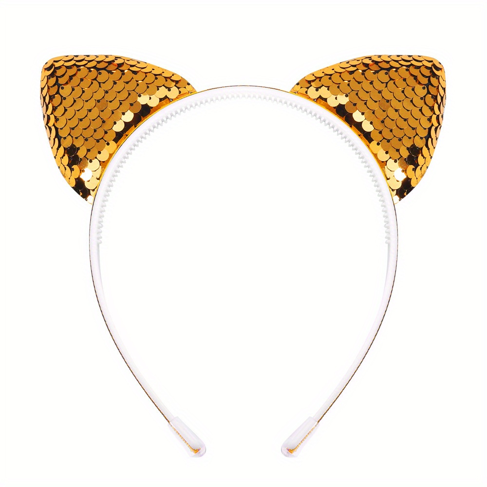 Gradient Holographic Cat Ears Headband