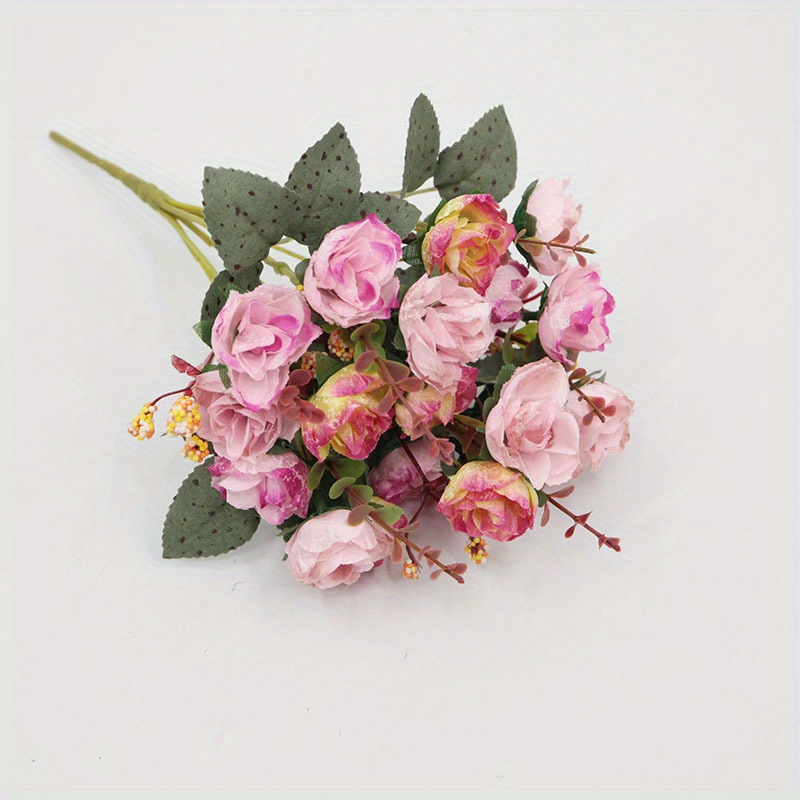 Dainzusyful Forever Rose Flower Bouquet 288 Decorative Artificial