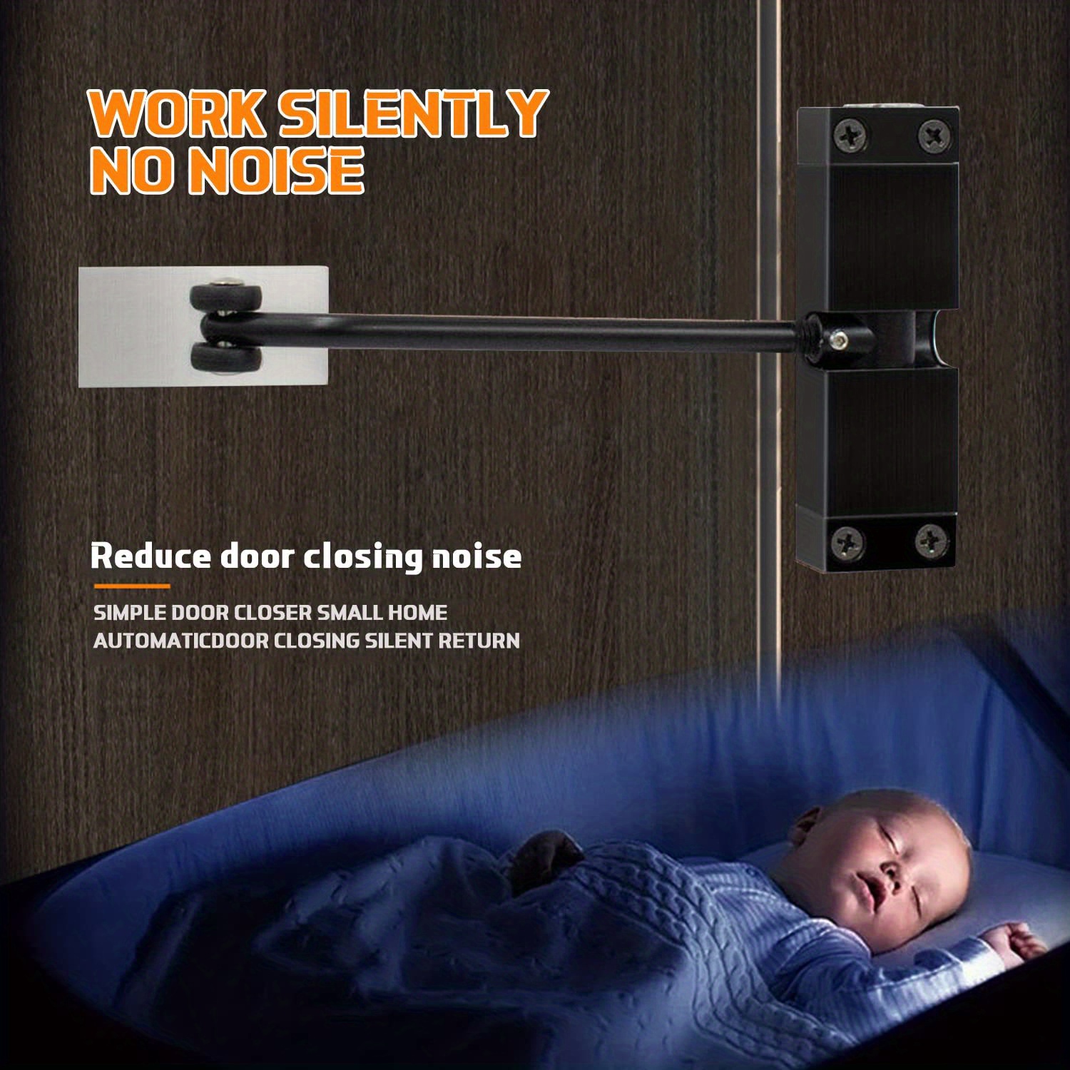 Screen Door Closer Door Self Closing Auto Door Closer Home Temu