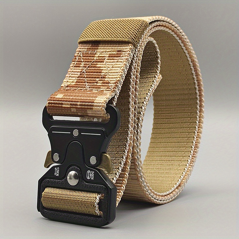 Unisex Outdoor Tactical Canvas Belt