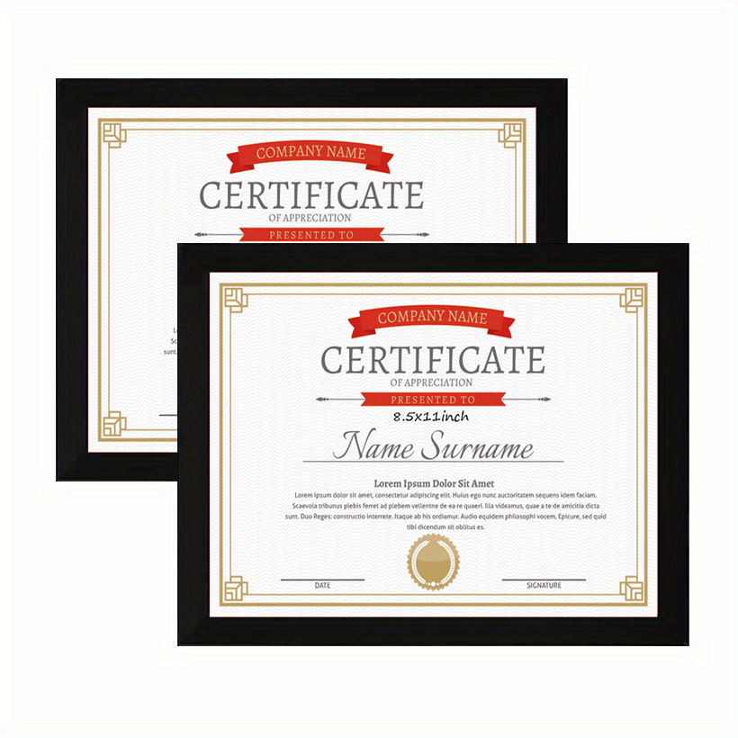 Photo Frames Hd Perspex Solid Frame Displaying Certificates Temu