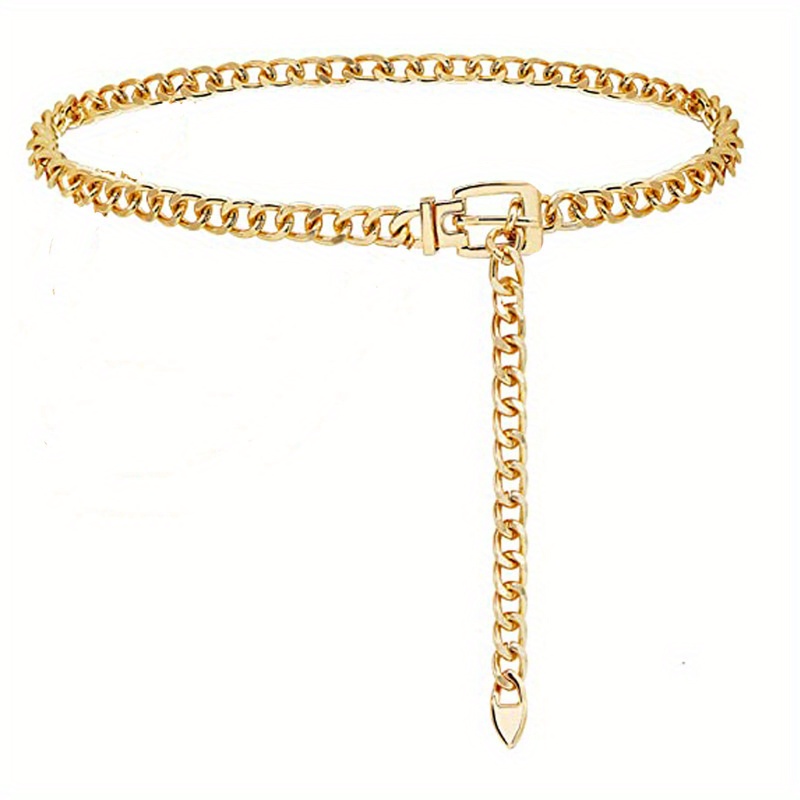 DULSPUE Cinturones de Mujer,Cinturon Mujer,Cinturon Dorado Mujer Fiesta, Cinturon Dorado,Cinturon Dorado,Cadena de Cintura Cadena de Cuerpo Aleación  Borla Colgante Cintura Joyería (Oro) : : Moda