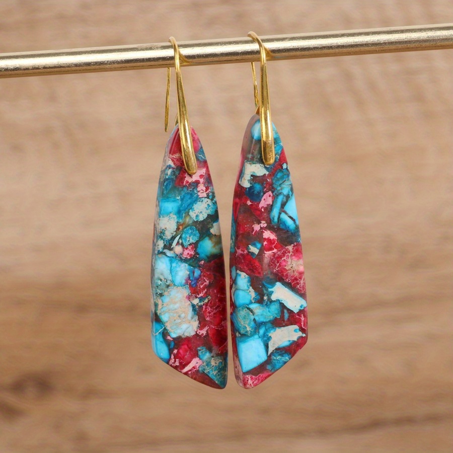 Wholesale on sale slab earrings