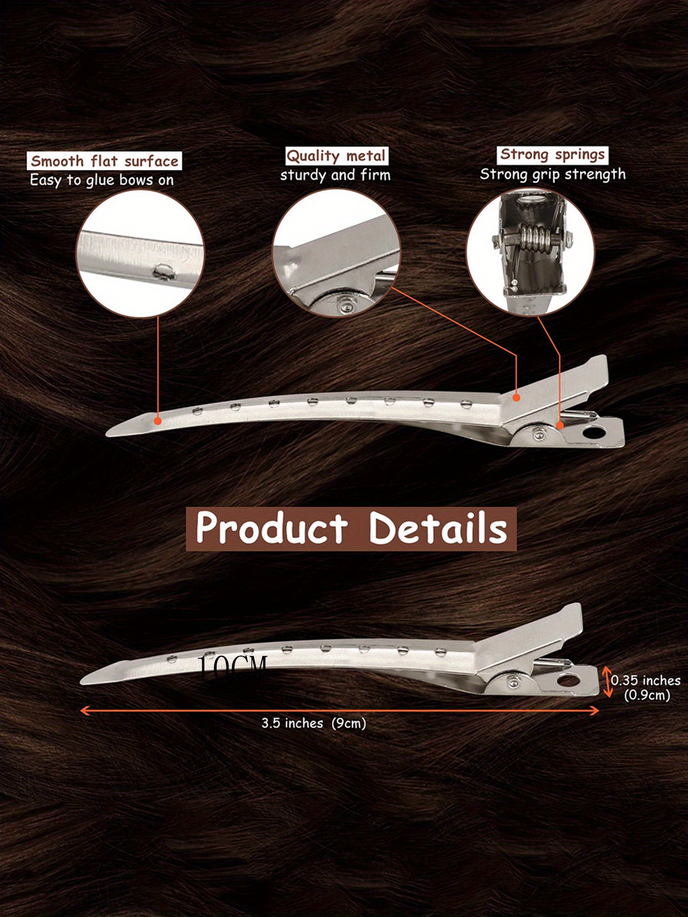 24 шт. зажимов для позиционирования, для визажистов, для укладки, без отметок, ручной толчок, парикмахерский зажим, утка, пластина, укладка волос, карточка для волос, детали 1