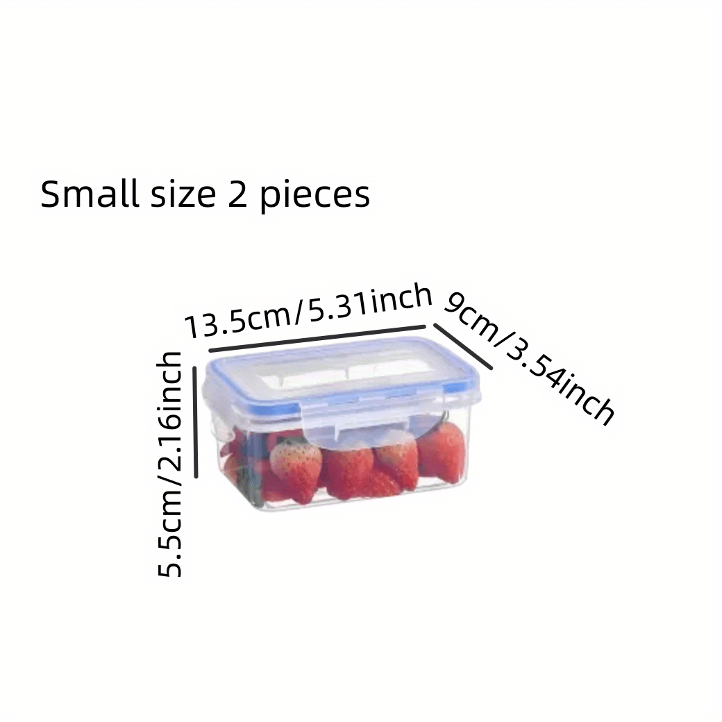 2pcs Simple Dumpling Boxes, Large Sealed Food Preservation Containers For  Household And Freezing Use In Kitchen And Refrigerator