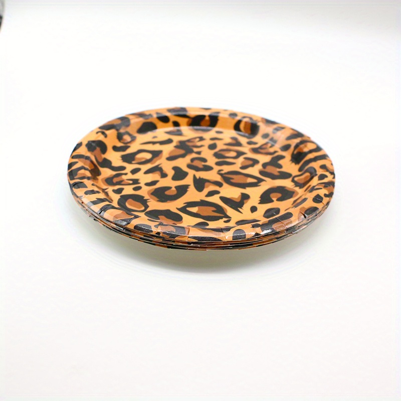 Animal Print Party Supplies Disposable Paper - Temu